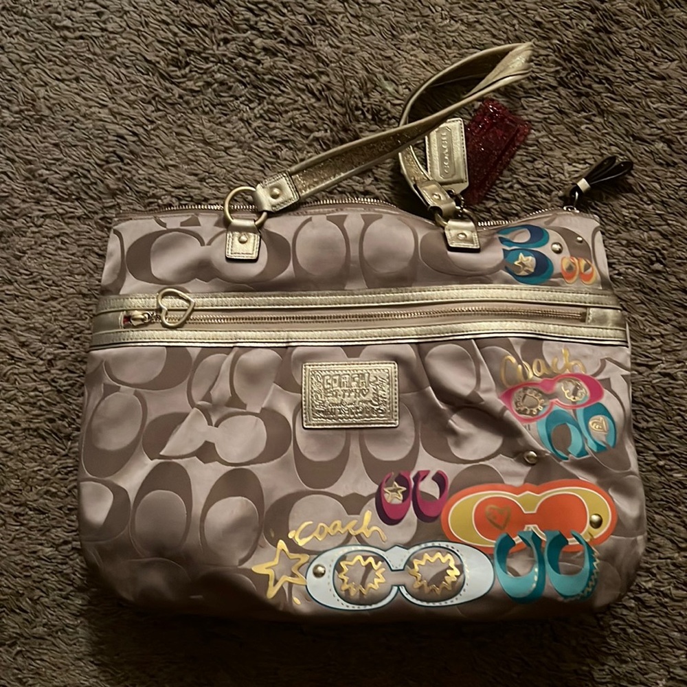 Coach used tote